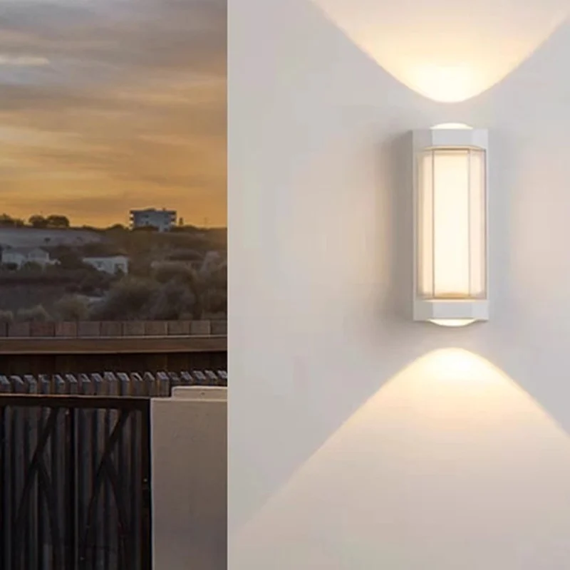 Double-head Outdoor Wall Lamp Waterproof For Patios And Gardens — image 2