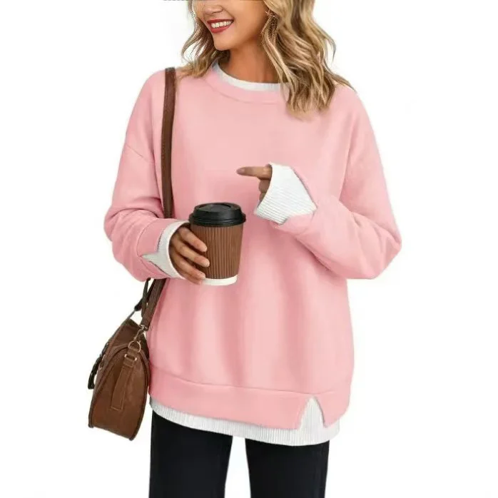 Double-layer Faux Collar Sweater Knitwear — image 15