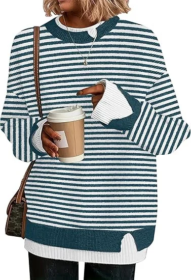 Double-layer Faux Collar Sweater Knitwear — image 6