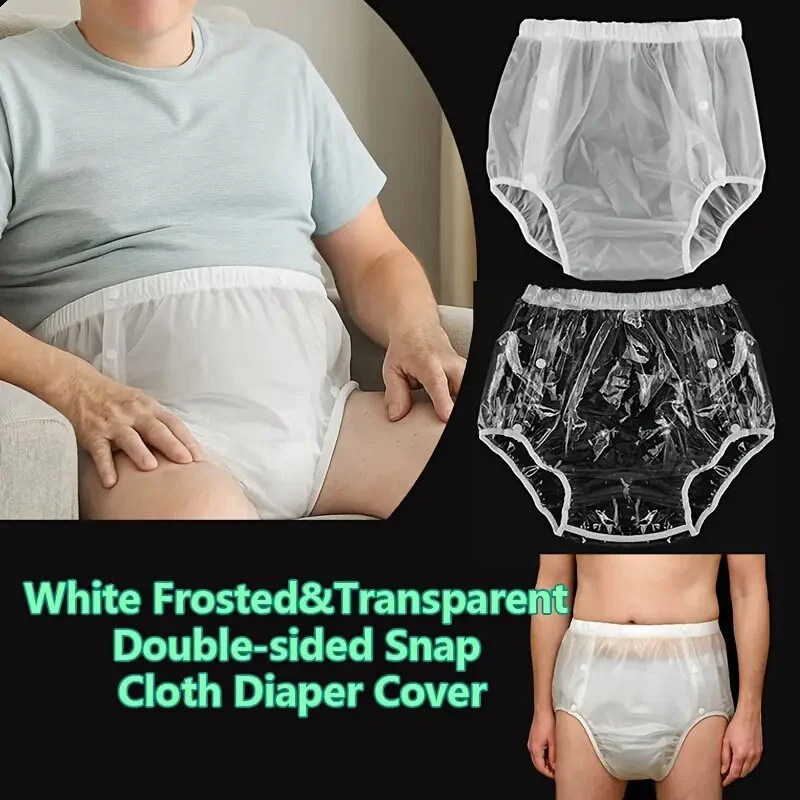 Double-side Snap-button TPU Waterproof Diaper Pants — image 5