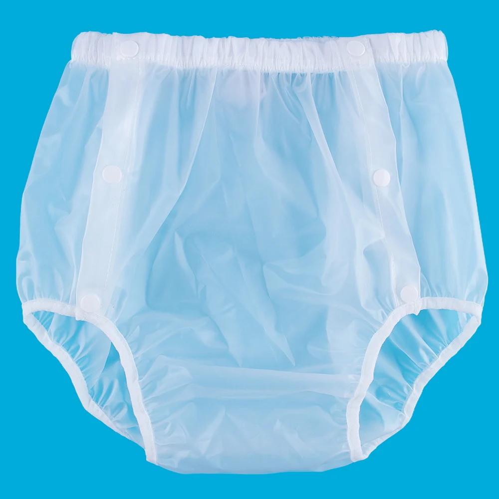 Double-side Snap-button TPU Waterproof Diaper Pants — image 4