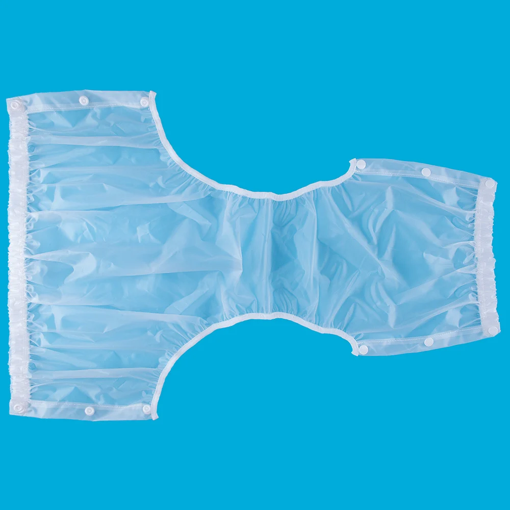 Double-side Snap-button TPU Waterproof Diaper Pants — image 2