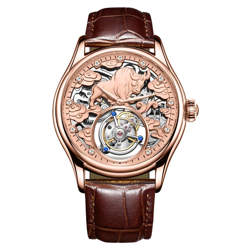 Double-sided Gemstone Glass Mechanical Watch — image 5