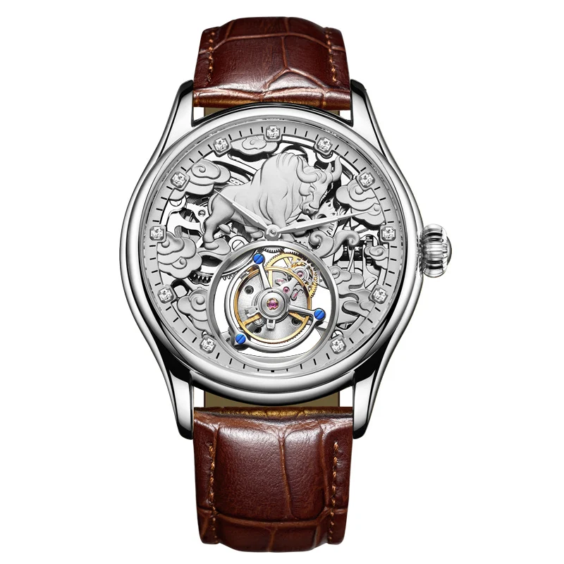 Double-sided Gemstone Glass Mechanical Watch — image 7