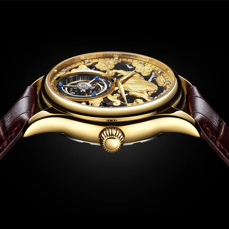 Double-sided Gemstone Glass Mechanical Watch — image 6