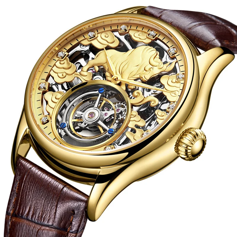 Double-sided Gemstone Glass Mechanical Watch — image 4