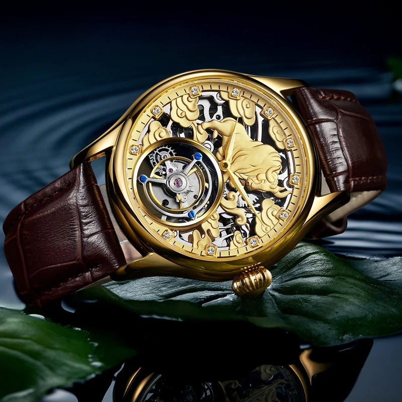 Double-sided Gemstone Glass Mechanical Watch — image 3