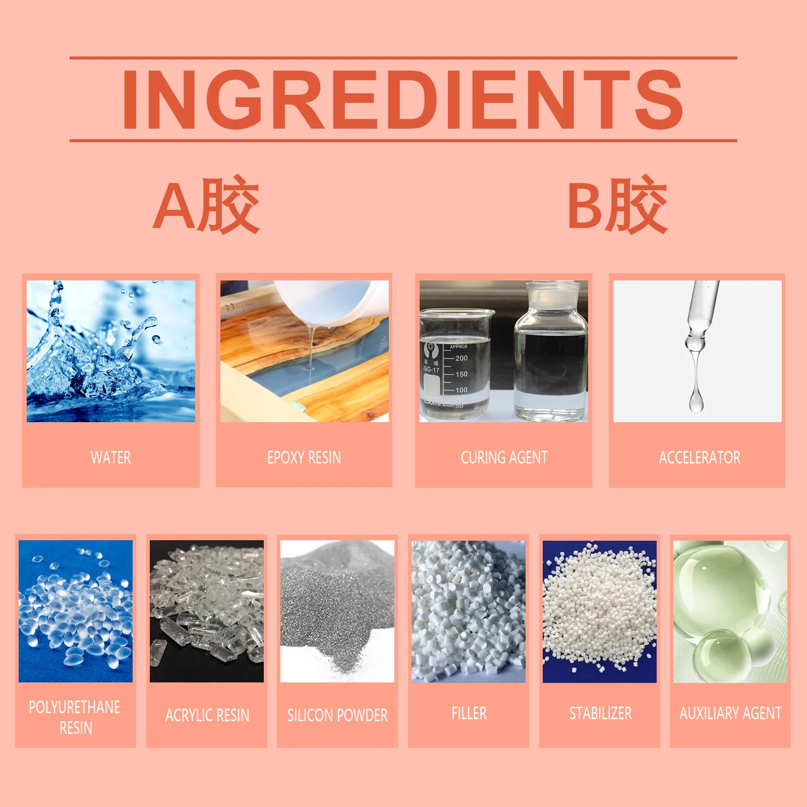 Dowmoo Epoxy Resin Curing Agent Kit Homemade Creative Handmade Crystal Glue High… — image 3