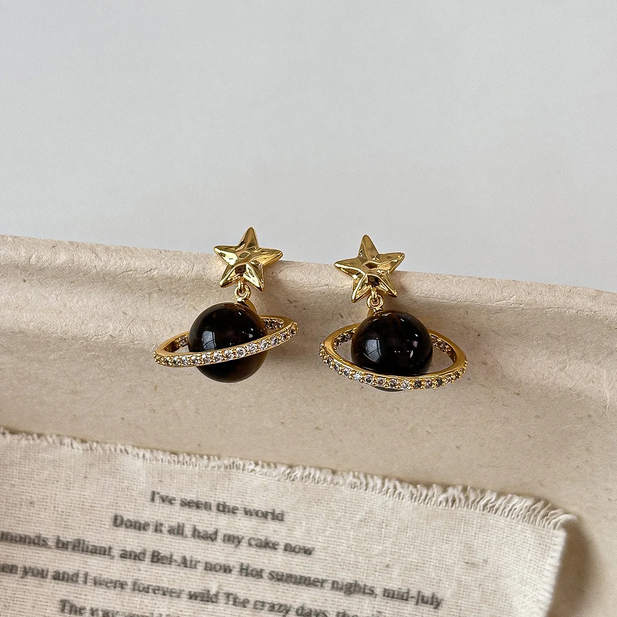 Drill-style Minimalist Chic Drop-glaze Earrings — image 6