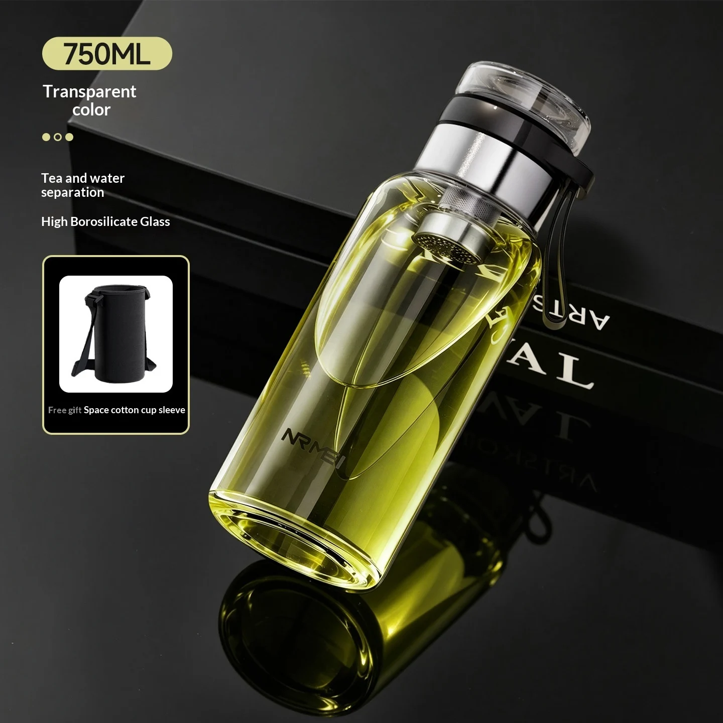 Drop-resistant Heat-resistant Portable Large-capacity Water Cup — image 10