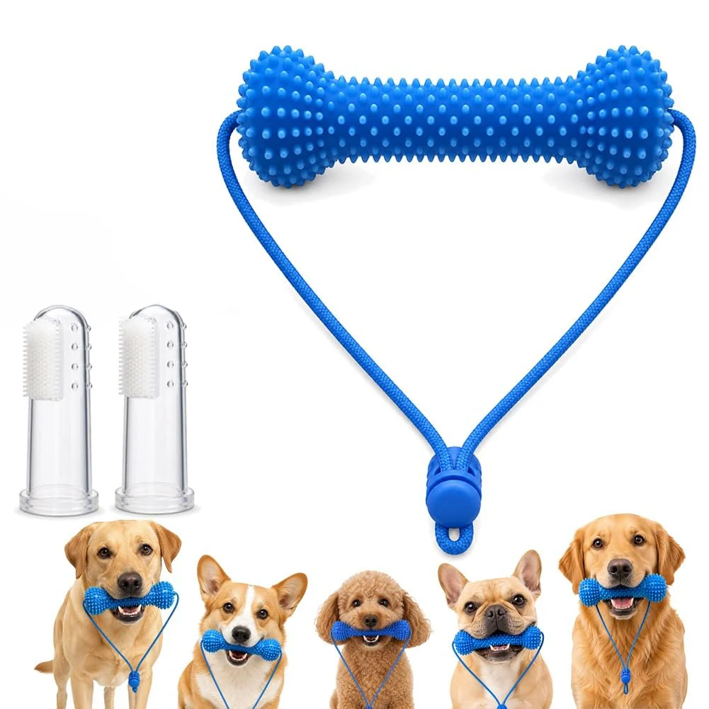 Dual-action Canine Dental Prop, Bite And Brush Toy For Dogs, Teeth Cleaning Fresh Dog… — image 4