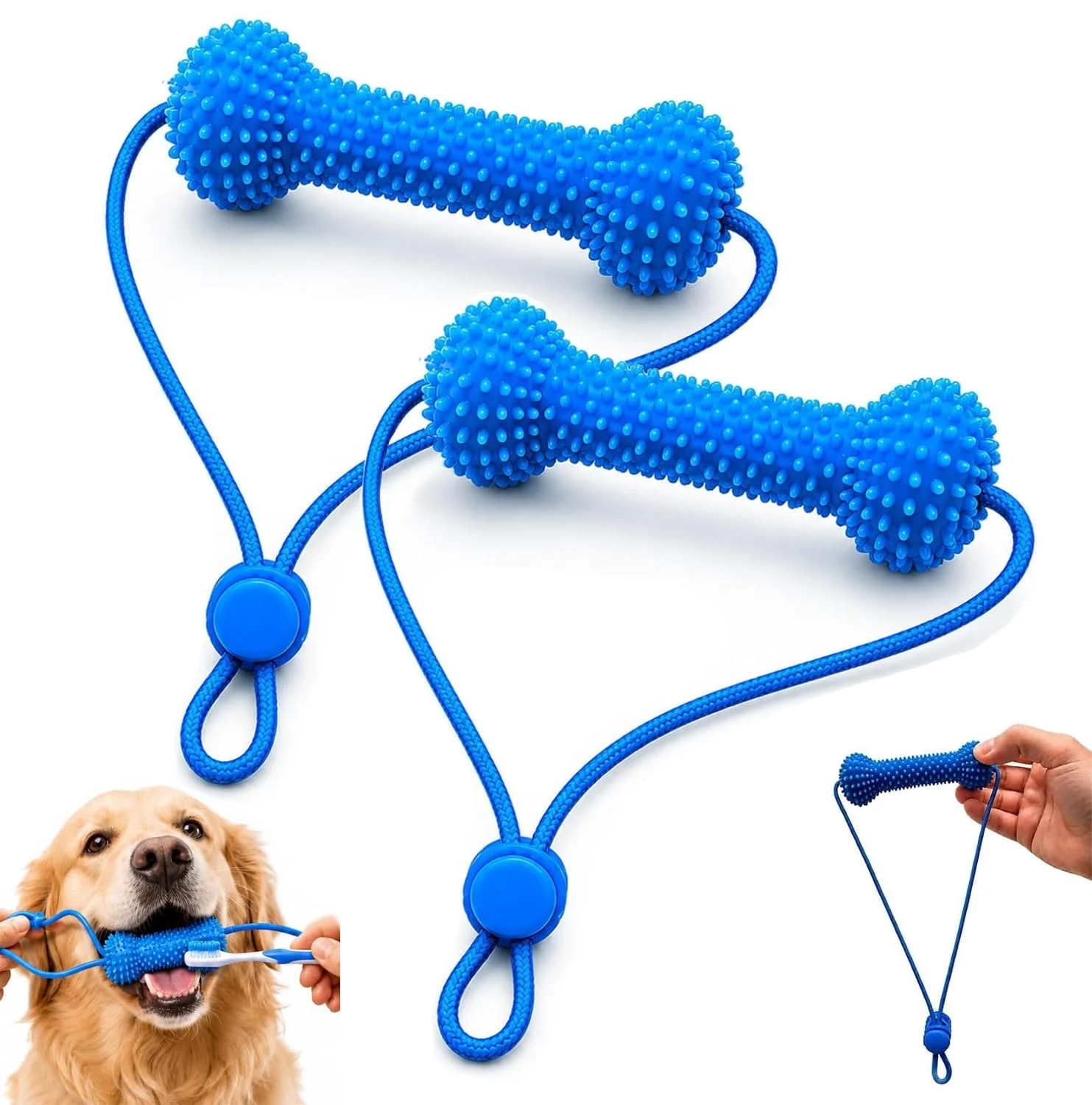 Dual-action Canine Dental Prop, Dog Chew Toy For Easier Teeth Brushing, Premium Pet… — image 5