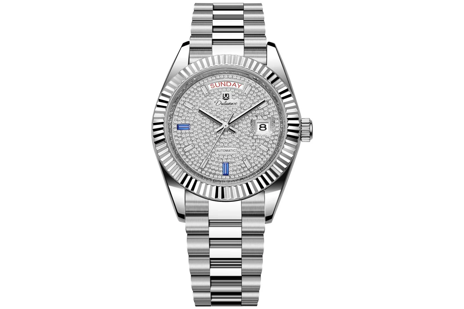Dual-calendar Automatic Mechanical Mens Watch — image 8