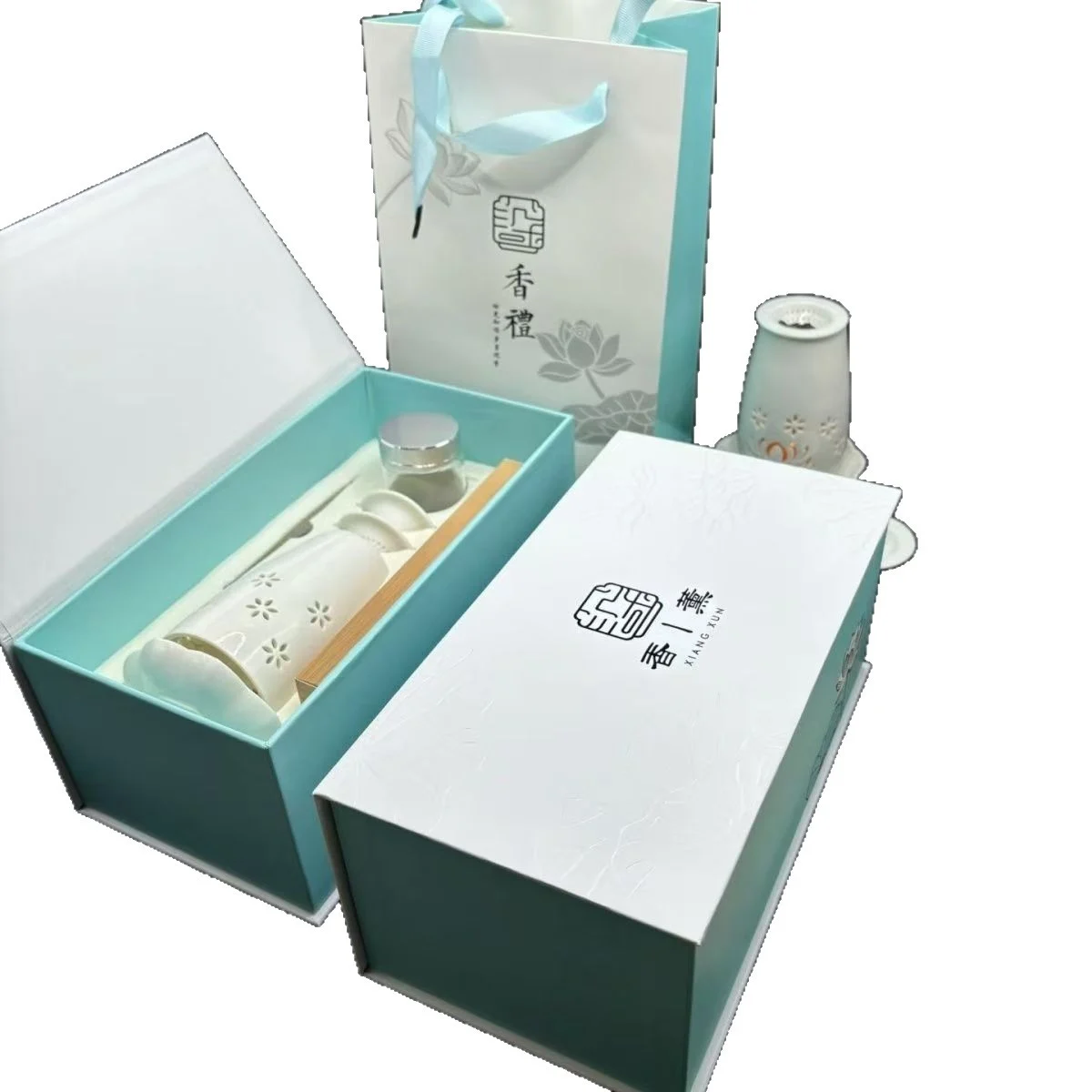 Dual-purpose Ceramic Incense And Essential Oil Gift Set — image 4