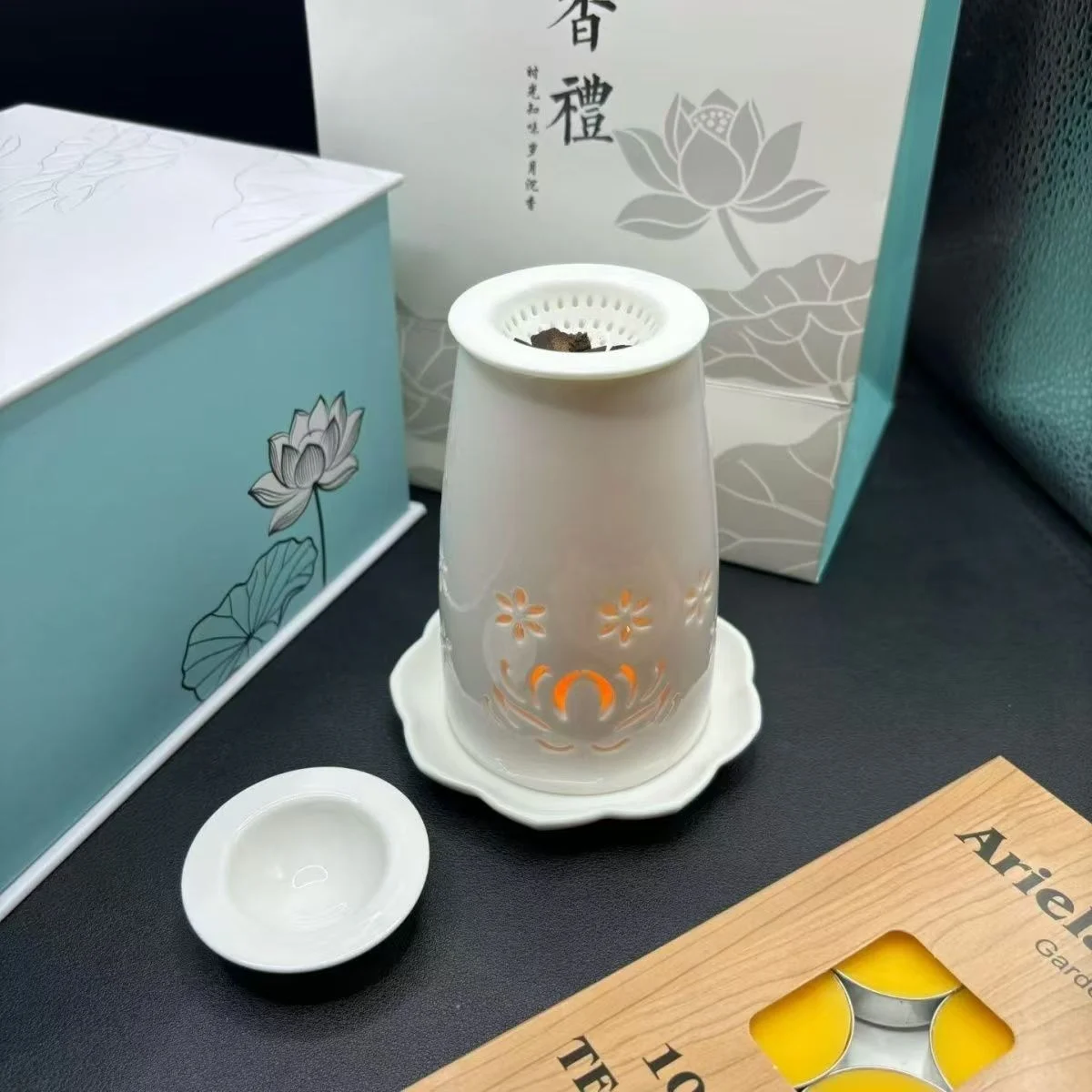 Dual-purpose Ceramic Incense And Essential Oil Gift Set — image 3
