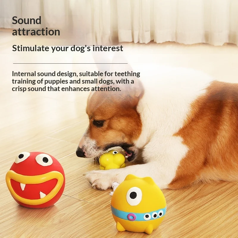 Durable Chew-resistant Natural Latex Pet Squeaky Toy — image 8