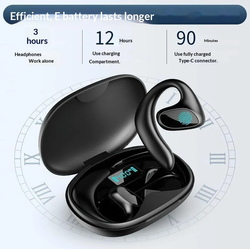 Ear-hook Wireless Translation Headphones - Long Battery Life Open-ear Bluetooth… — image 4