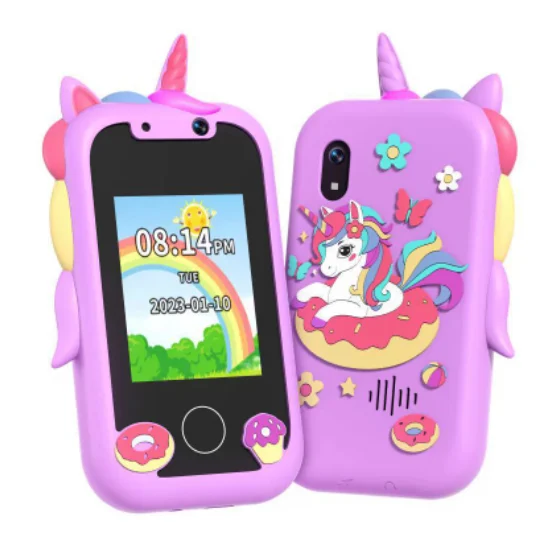 Early Childhood Education Photo Video Game Mini Bear Handheld Touch Mobile Phone Camera — image 3
