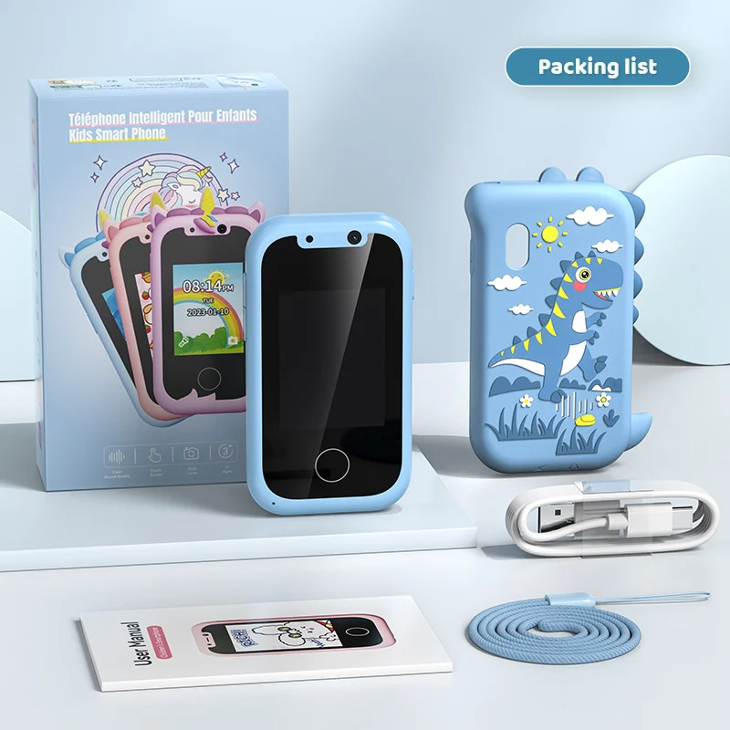 Early Childhood Education Photo Video Game Mini Bear Handheld Touch Mobile Phone Camera — image 4
