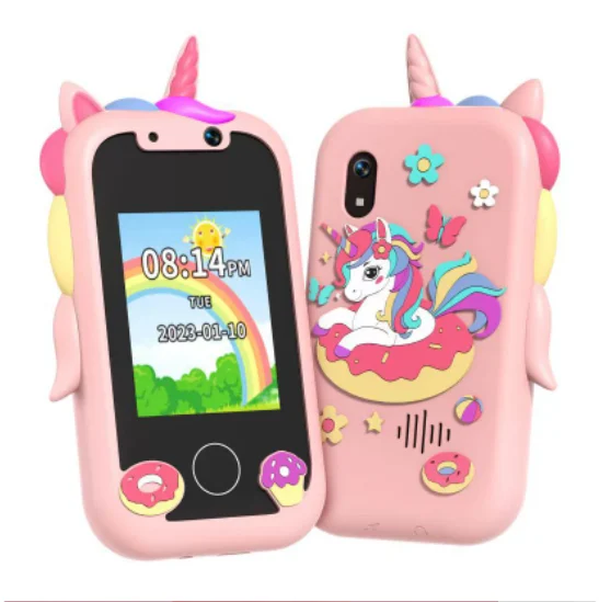 Early Childhood Education Photo Video Game Mini Bear Handheld Touch Mobile Phone Camera — image 11
