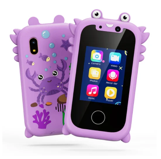 Early Childhood Education Photo Video Game Mini Bear Handheld Touch Mobile Phone Camera — image 2