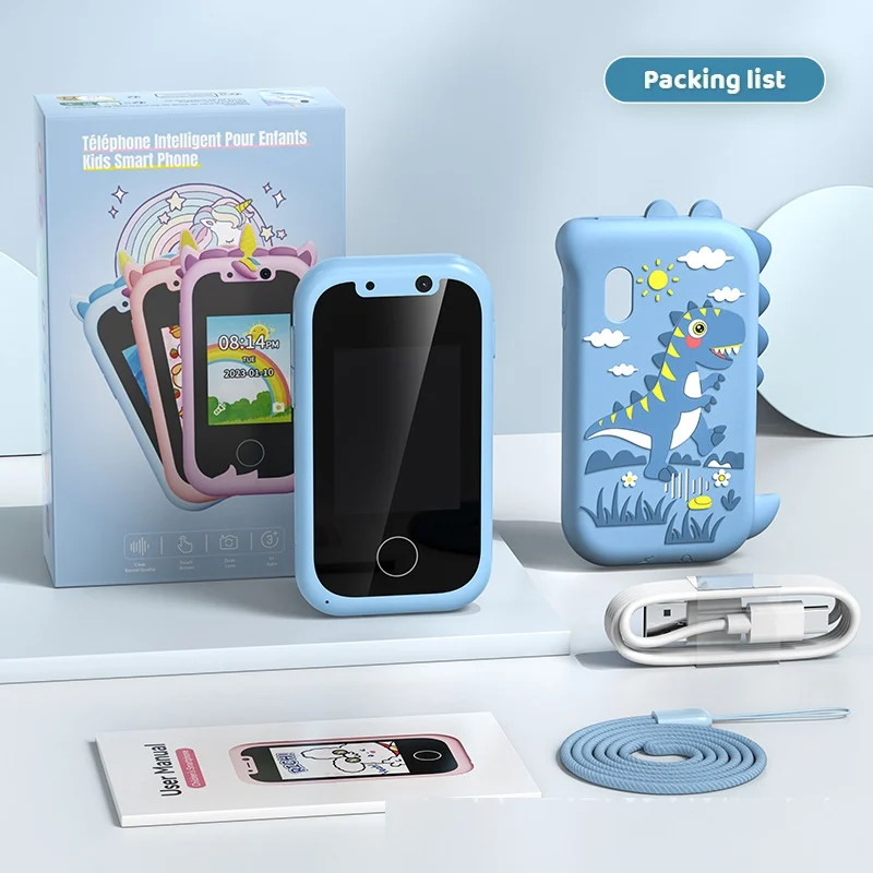 Early Childhood Education Photo Video Game Mini Bear Handheld Touch Mobile Phone Camera — image 6