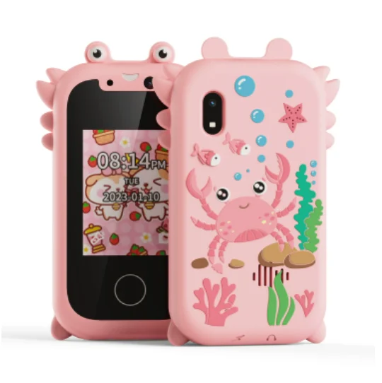 Early Childhood Education Photo Video Game Mini Bear Handheld Touch Mobile Phone Camera — image 12
