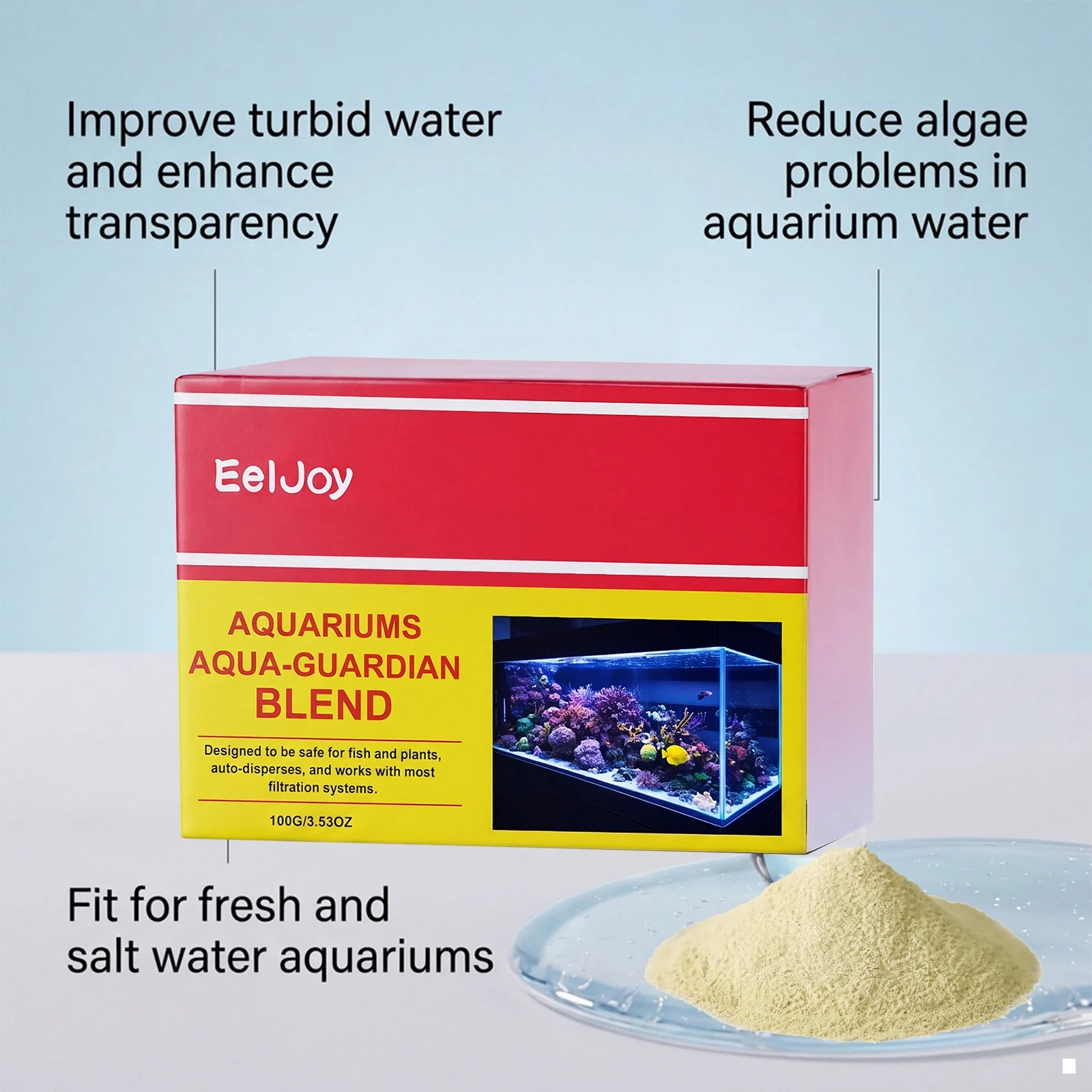 Eeljoy Aquarium Guardian Freshwater And Seawater Clearing Universal Stain Algae… — image 3