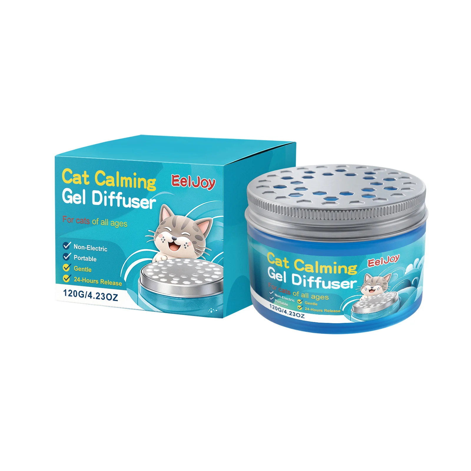 Eeljoy Cat Comfort Gel Diffuser Daily Care For Emotions Indoor Friendly Calming — image 3
