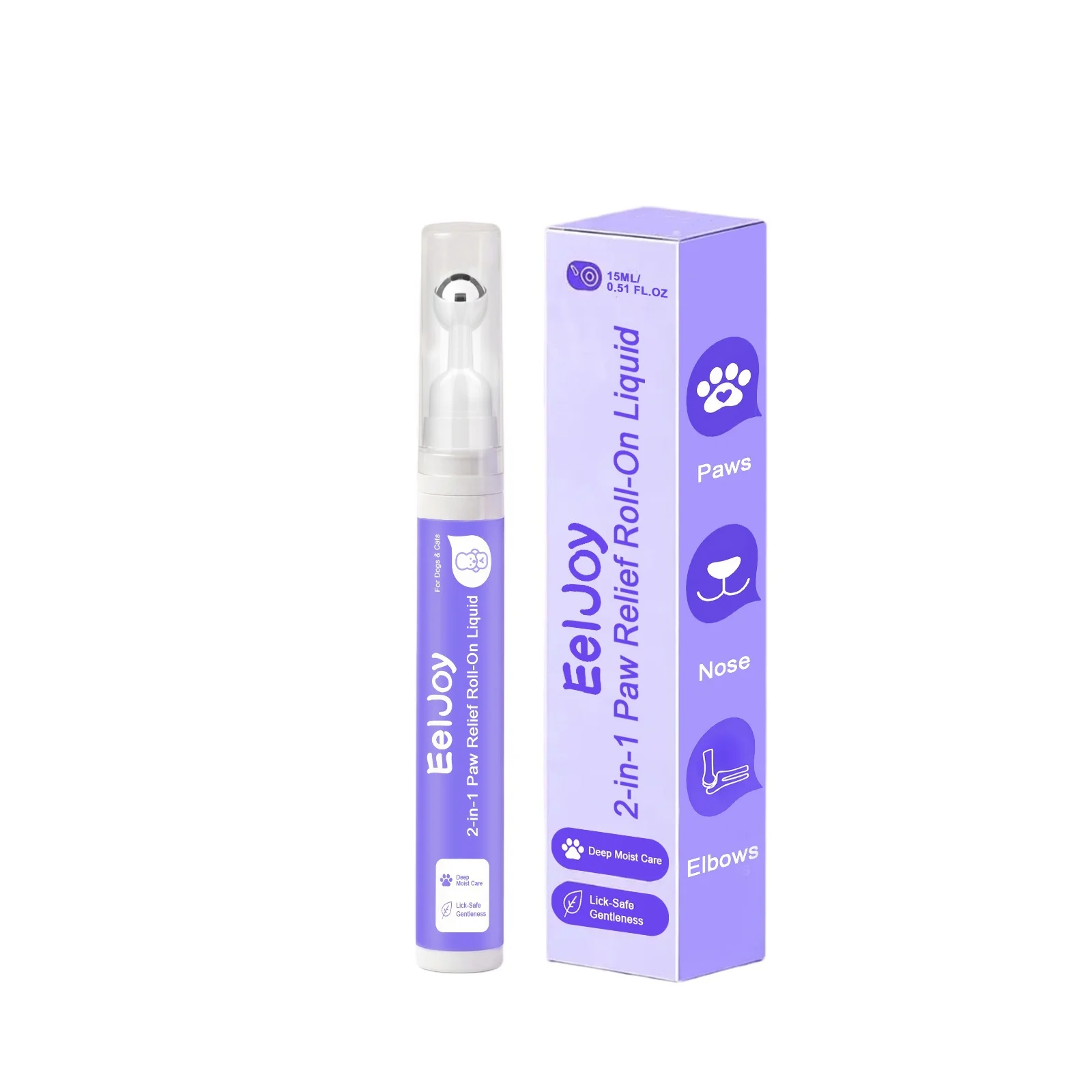 Eeljoy Pet Paw And Nose Care Roll-on Liquid Moisturizing Refreshing For Dogs Cats'… — image 2