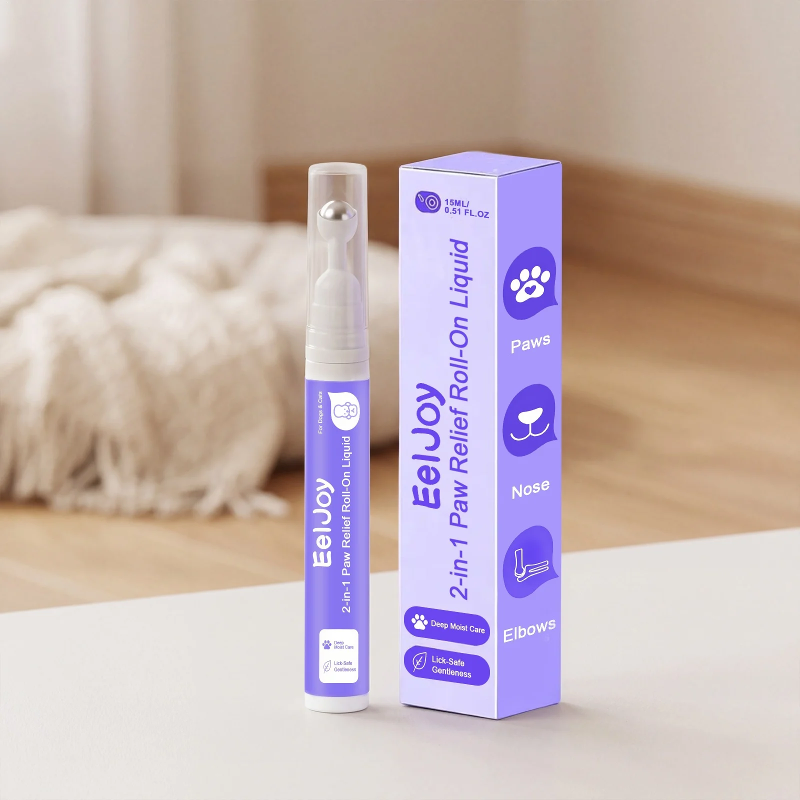 Eeljoy Pet Paw And Nose Care Roll-on Liquid Moisturizing Refreshing For Dogs Cats'… — image 5
