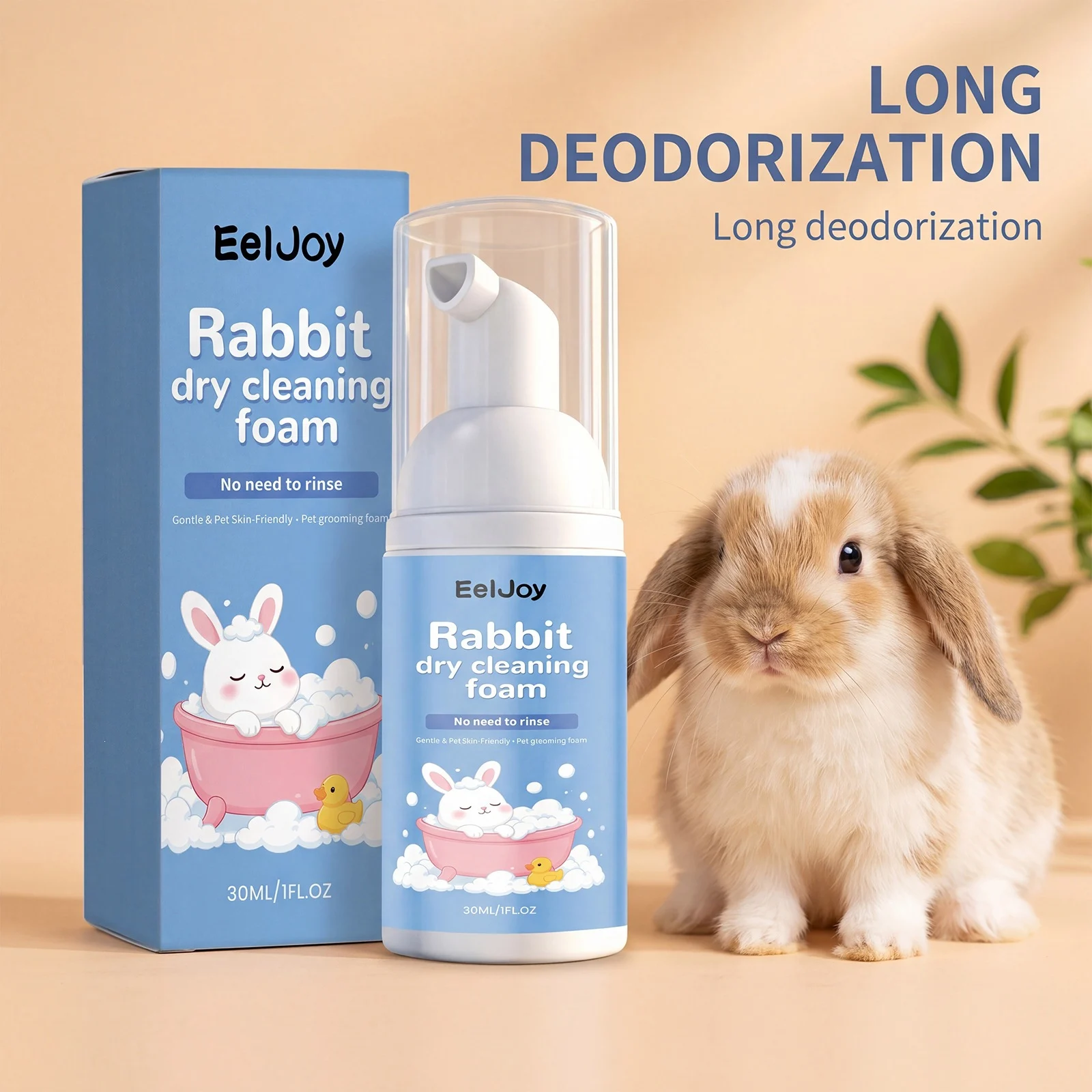 Eeljoy Rabbit Cleaning Mousse Gentle And Non-moisturizing Hair Care Skin Products For… — image 4