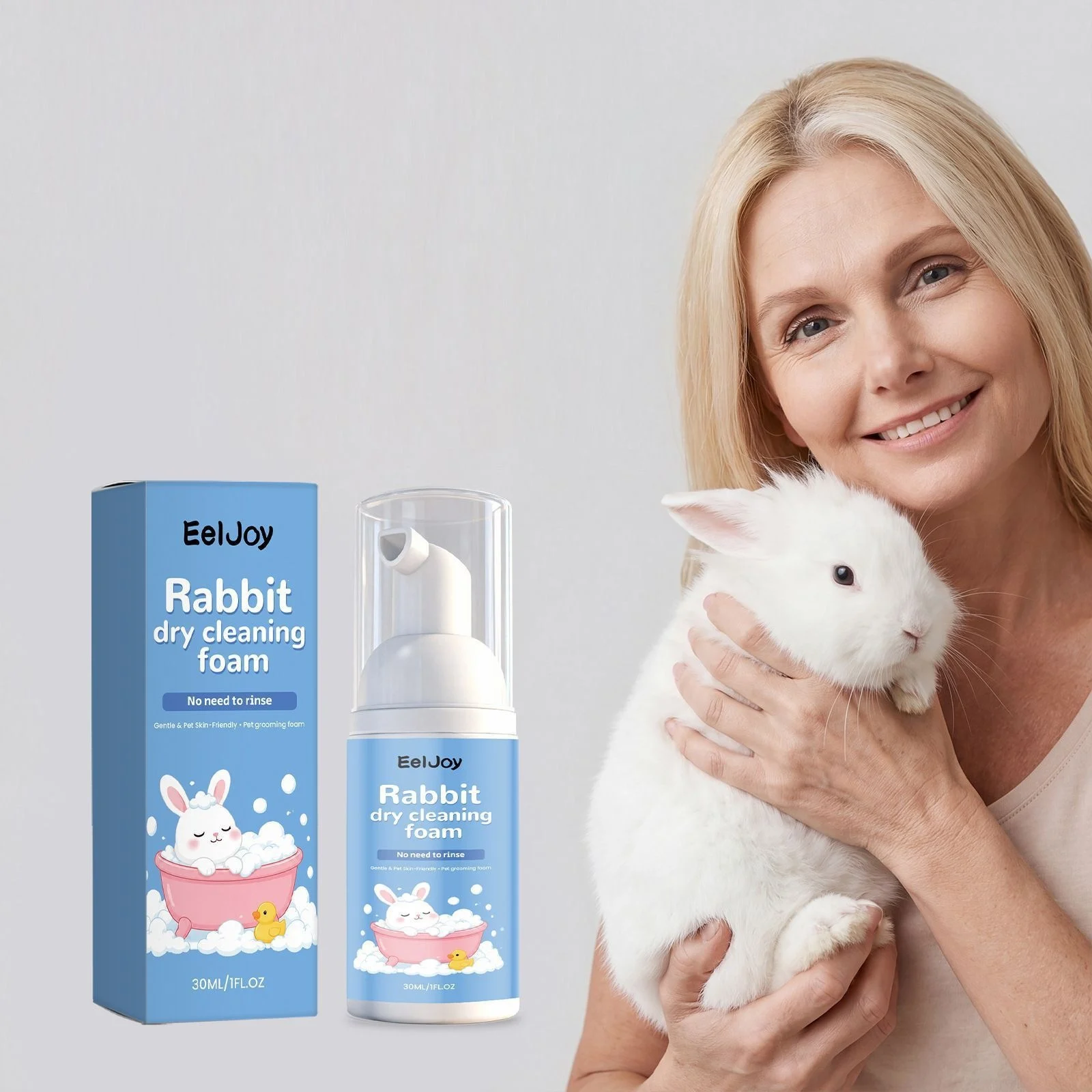 Eeljoy Rabbit Cleaning Mousse Gentle And Non-moisturizing Hair Care Skin Products For… — image 6