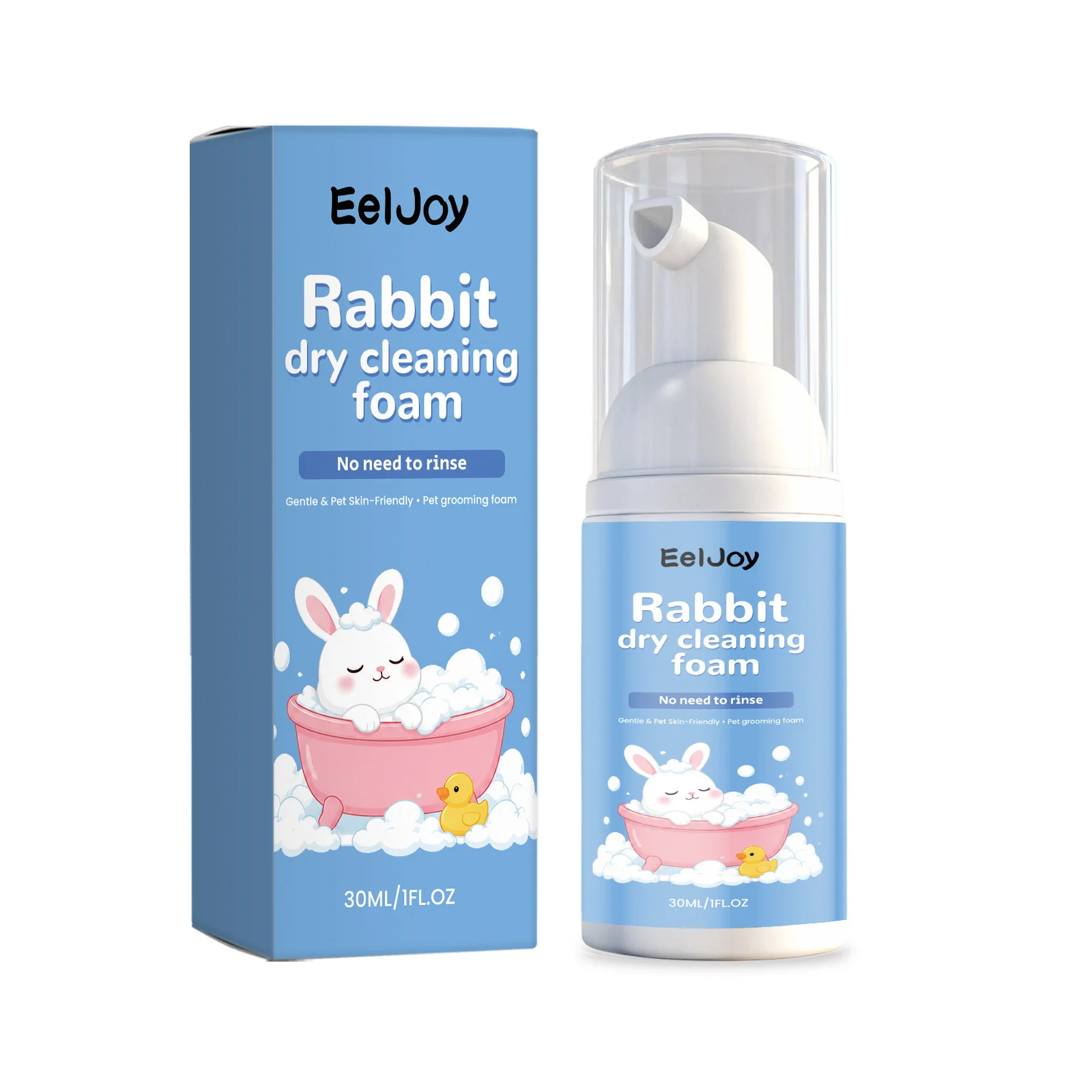 Eeljoy Rabbit Cleaning Mousse Gentle And Non-moisturizing Hair Care Skin Products For… — image 2