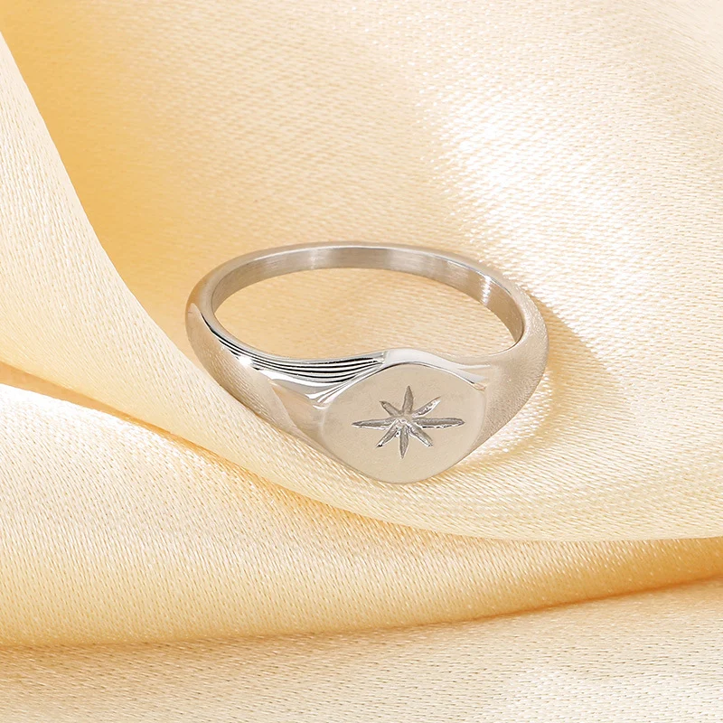 Eight-pointed Star Ring For Men And Women — image 8