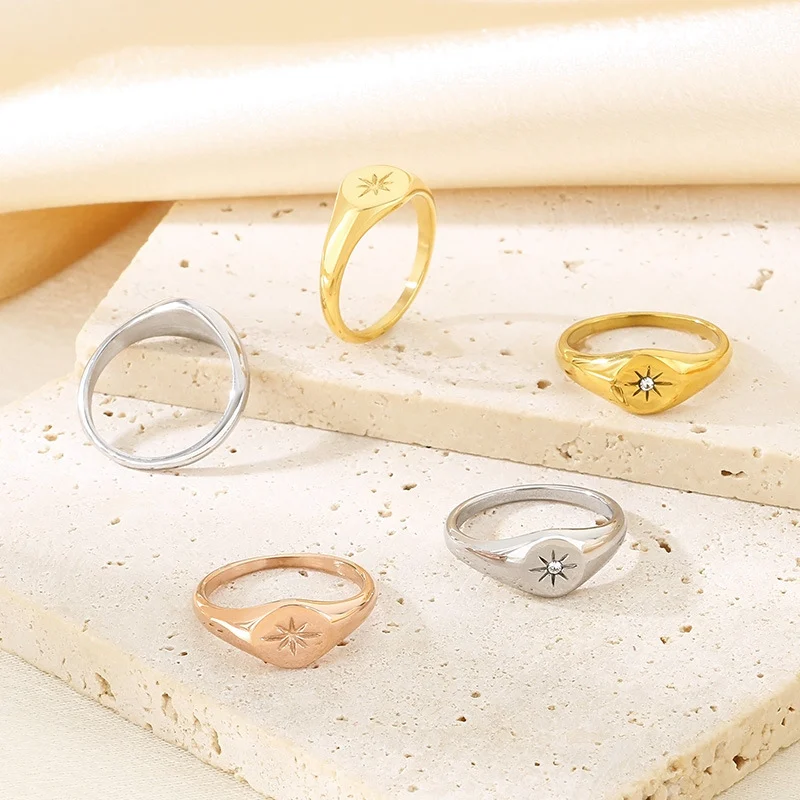 Eight-pointed Star Ring For Men And Women — image 4