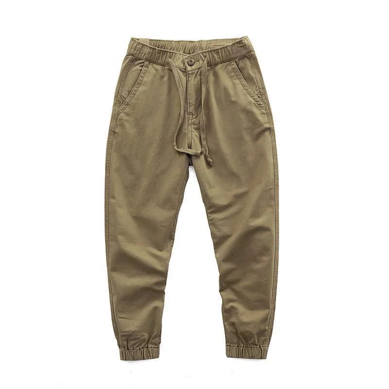Elastic Waist Overalls Men's Fashion Brand Spring And Autumn New Loose Toe Sports… — image 3
