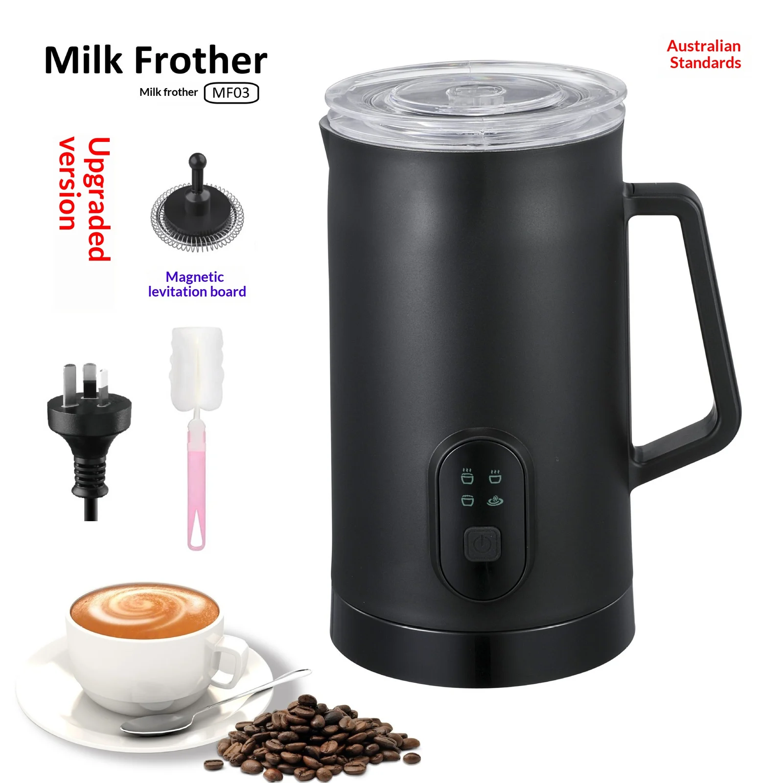 Electric Automatic Household Milk Heater And Frother — image 4
