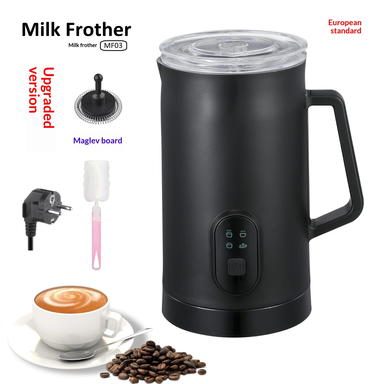 Electric Automatic Household Milk Heater And Frother — image 10
