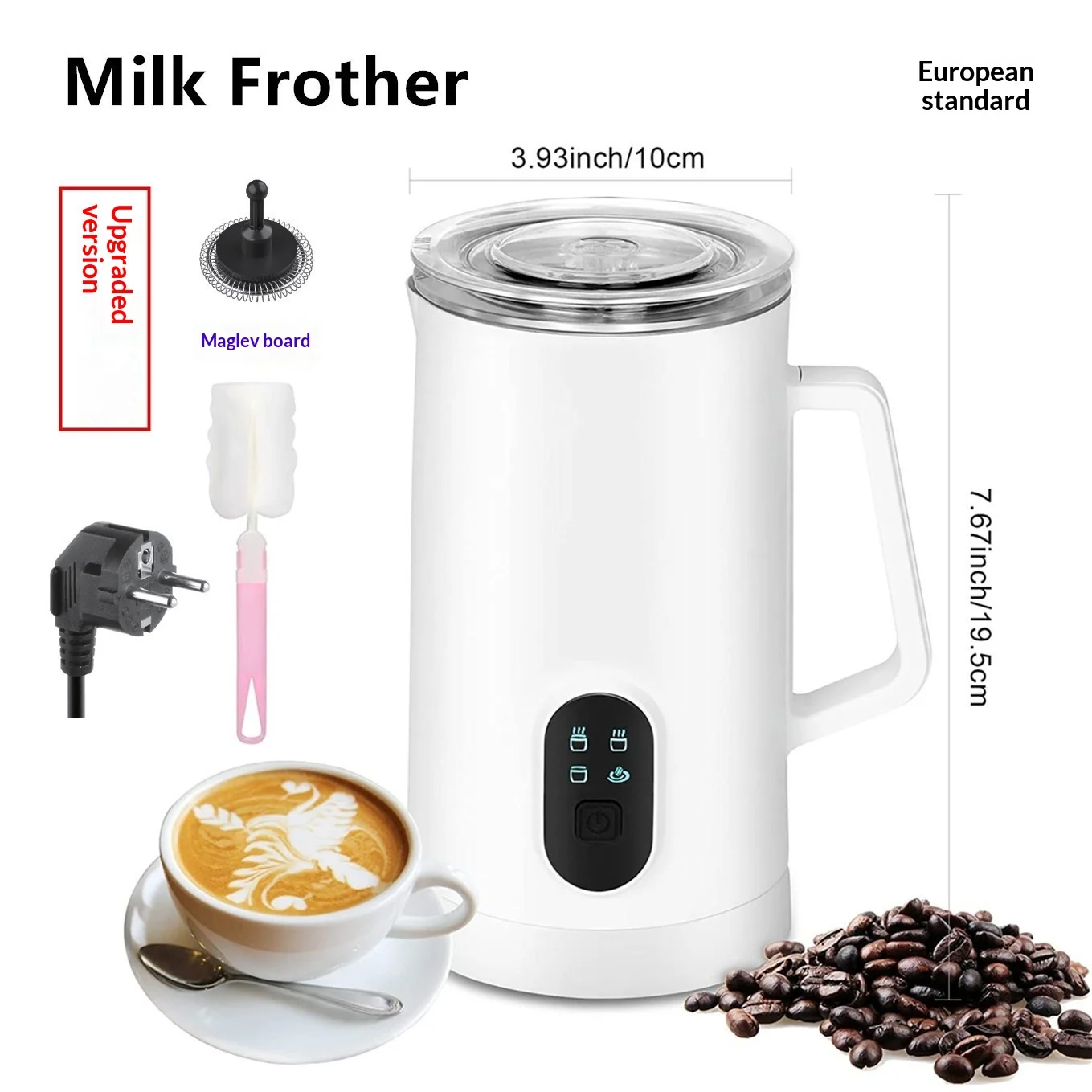 Electric Automatic Household Milk Heater And Frother — image 1