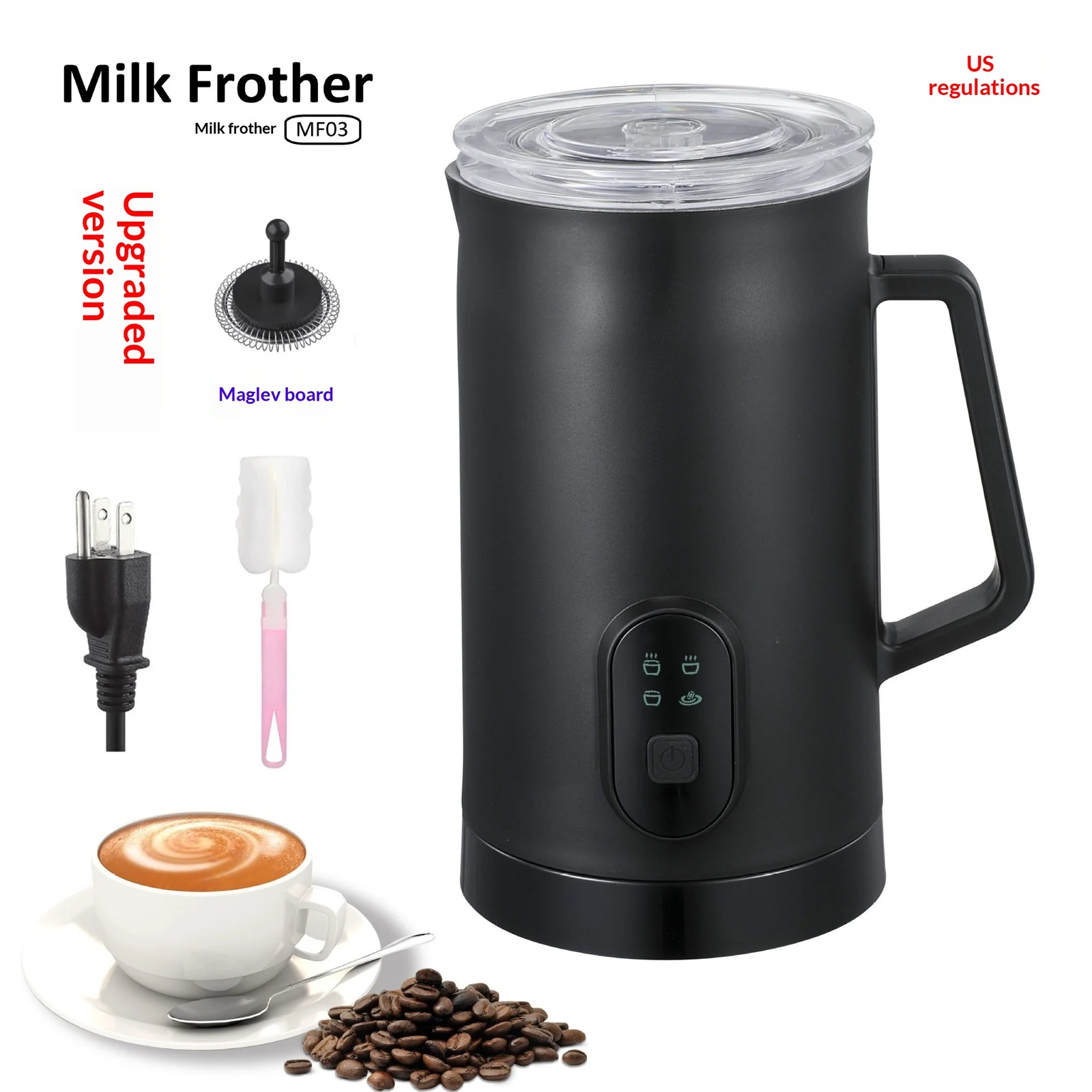 Electric Automatic Household Milk Heater And Frother — image 3
