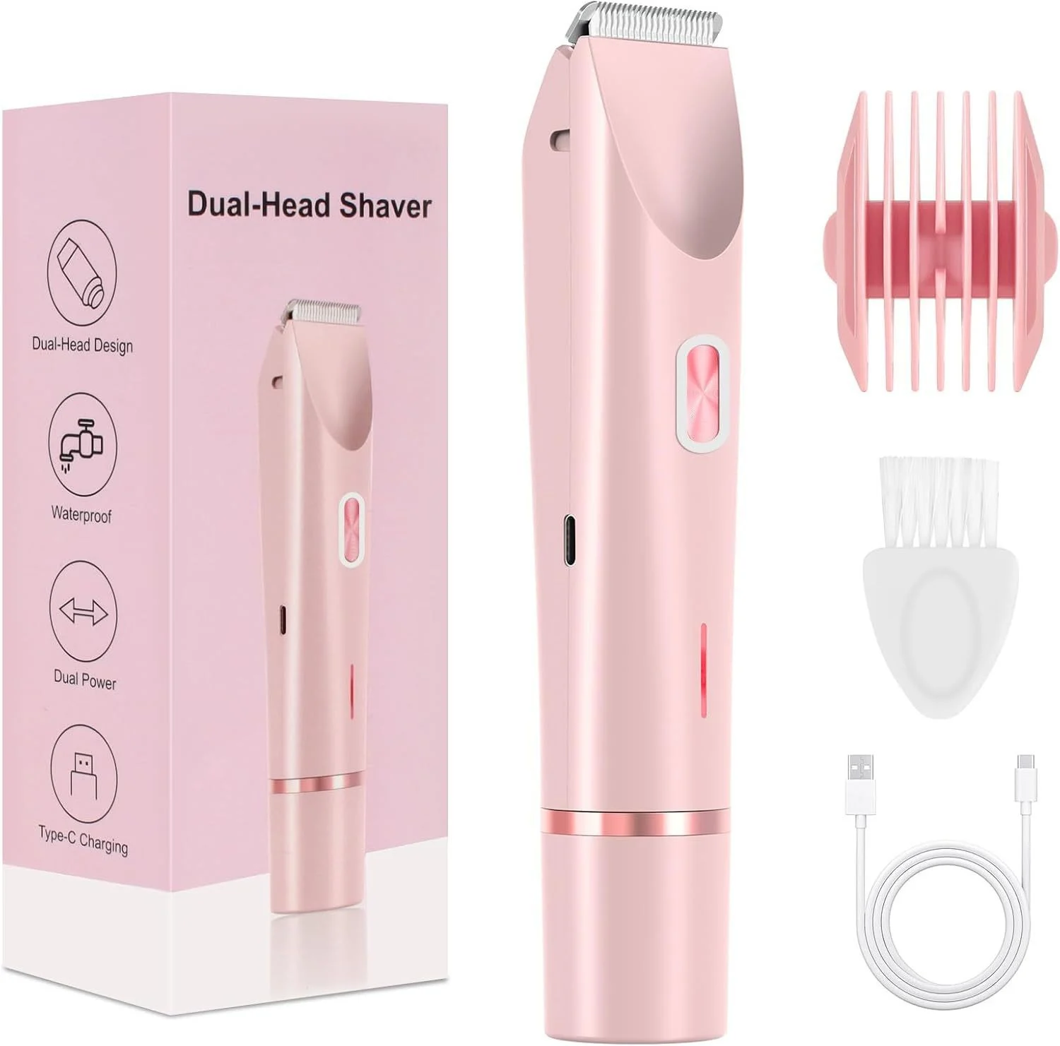 Electric Epilator Womens Dual-head Hair Remover — image 4