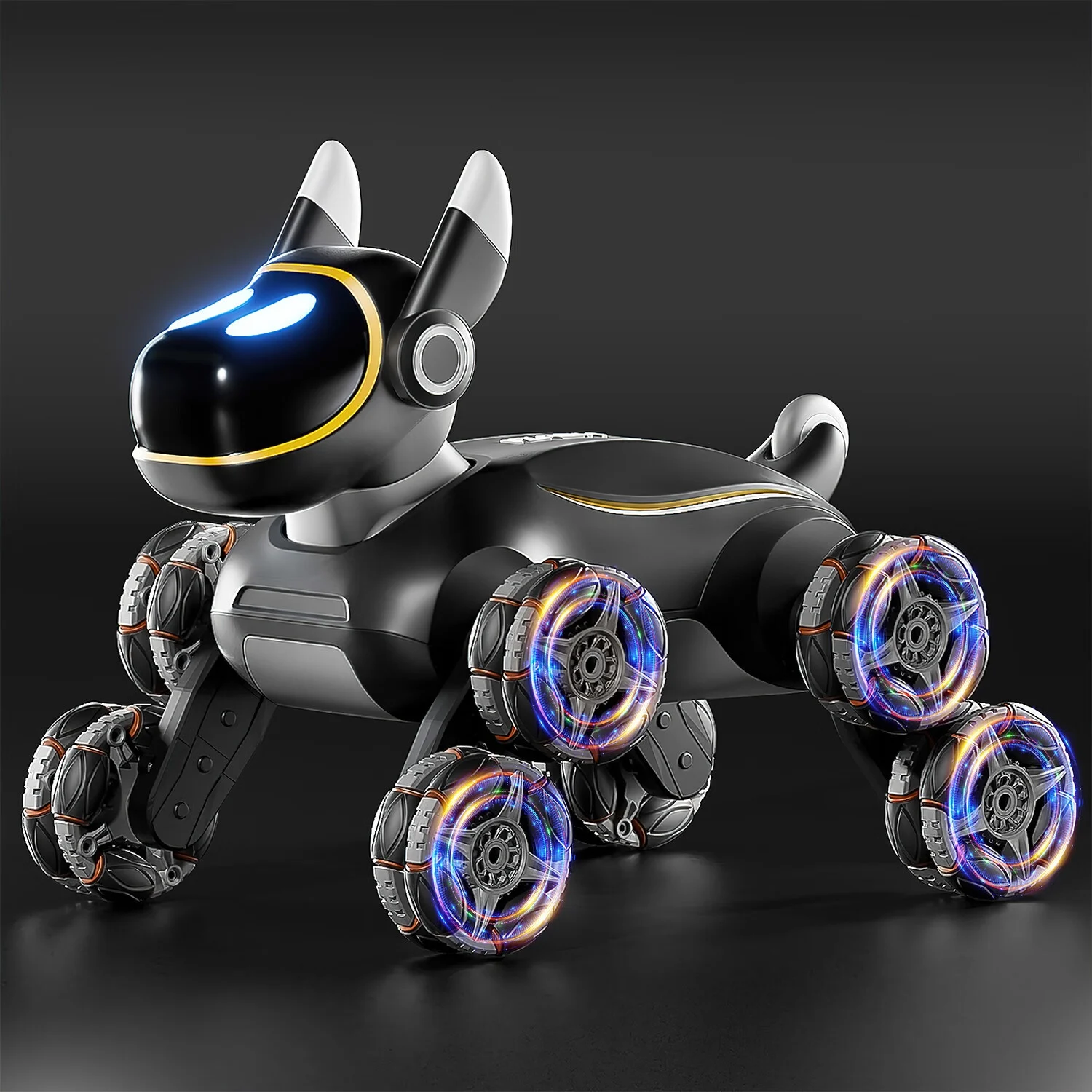 Electric Intelligent Robot Dog Remote Control Car Toy Children's Eight Wheels — image 3