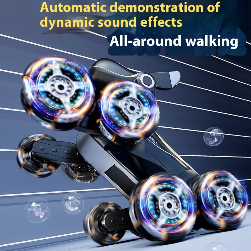 Electric Intelligent Robot Dog Remote Control Car Toy Children's Eight Wheels — image 2