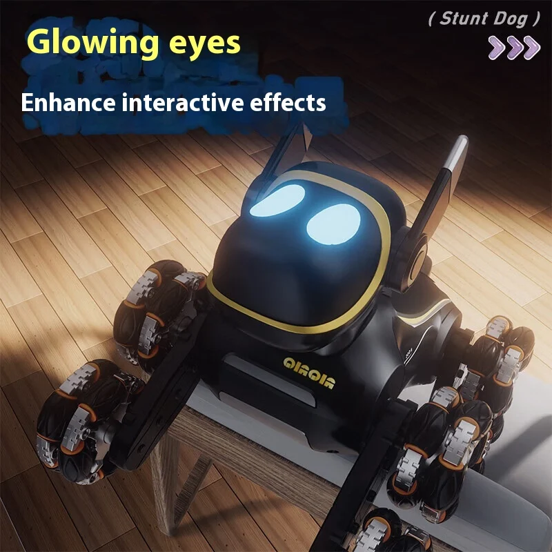 Electric Intelligent Robot Dog Remote Control Car Toy Children's Eight Wheels — image 5