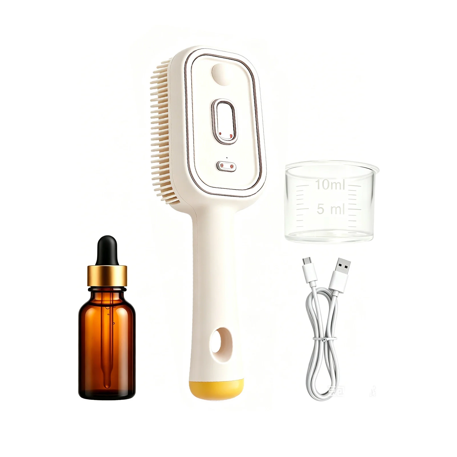 Electric Mist Curing Massage Comb Cream White Suit Red Light-essence-measuring Cup-… — image 9