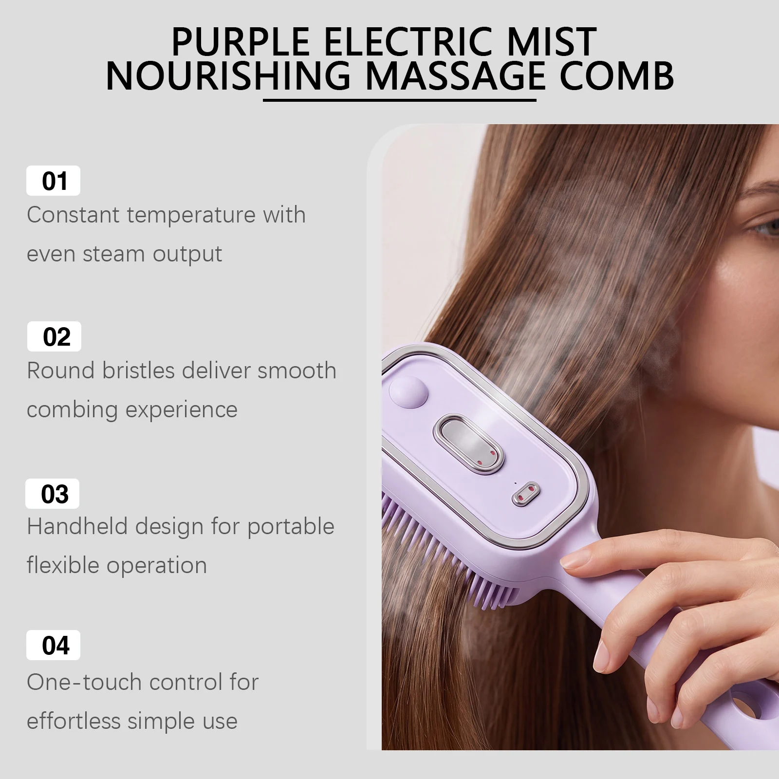 Electric Mist Massage Comb Naked P Ink — image 2