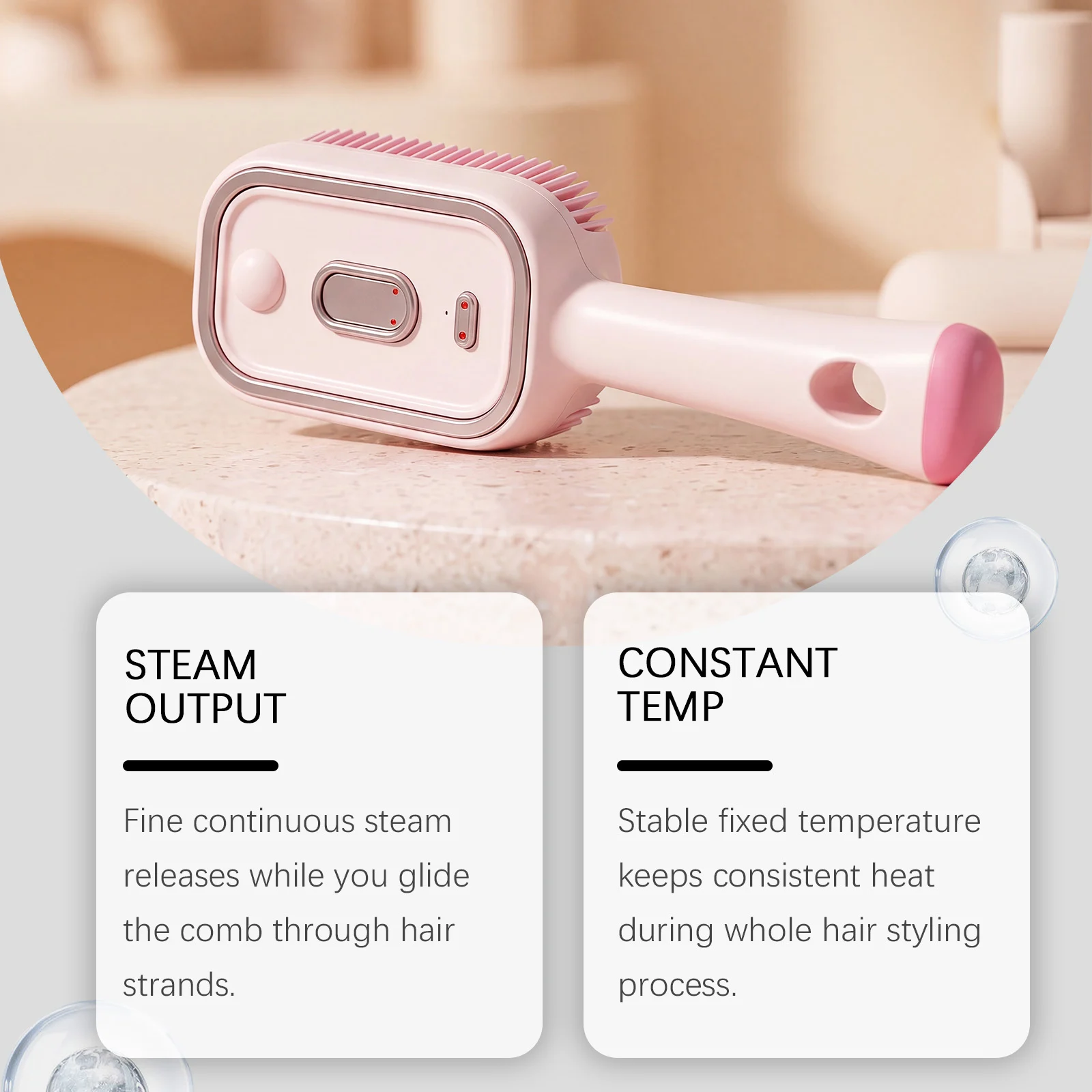 Electric Mist Massage Comb Purple — image 8
