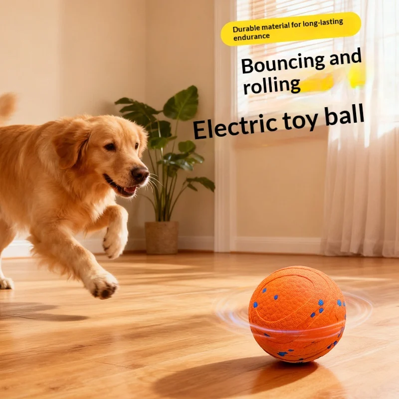 Electric Round Non-toxic Dog Chew Toy Ball For Training — image 12