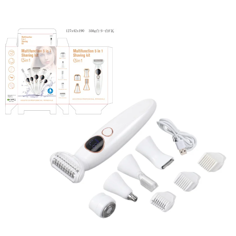 Electric Shaver For Women, 4 In 1 Rechargeable Trimmer, Waterproof Body Hair Epilator… — image 4